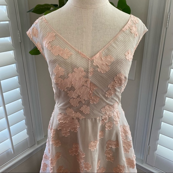 Lela rose floral jacquard full-skirt dress size 2 - Picture 6 of 15